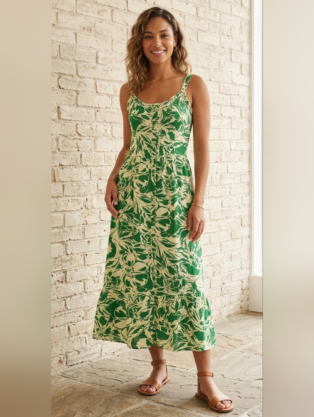 362. NWT - Patrons of Peace Floral Maxi Dress